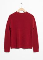 Other Stories Knit Sweater - Red