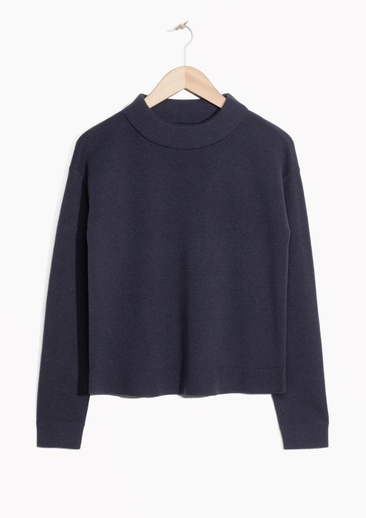 Other Stories Wide Collar Sweater