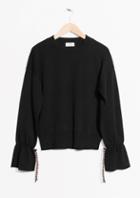 Other Stories Drawstring Cuff Sweater