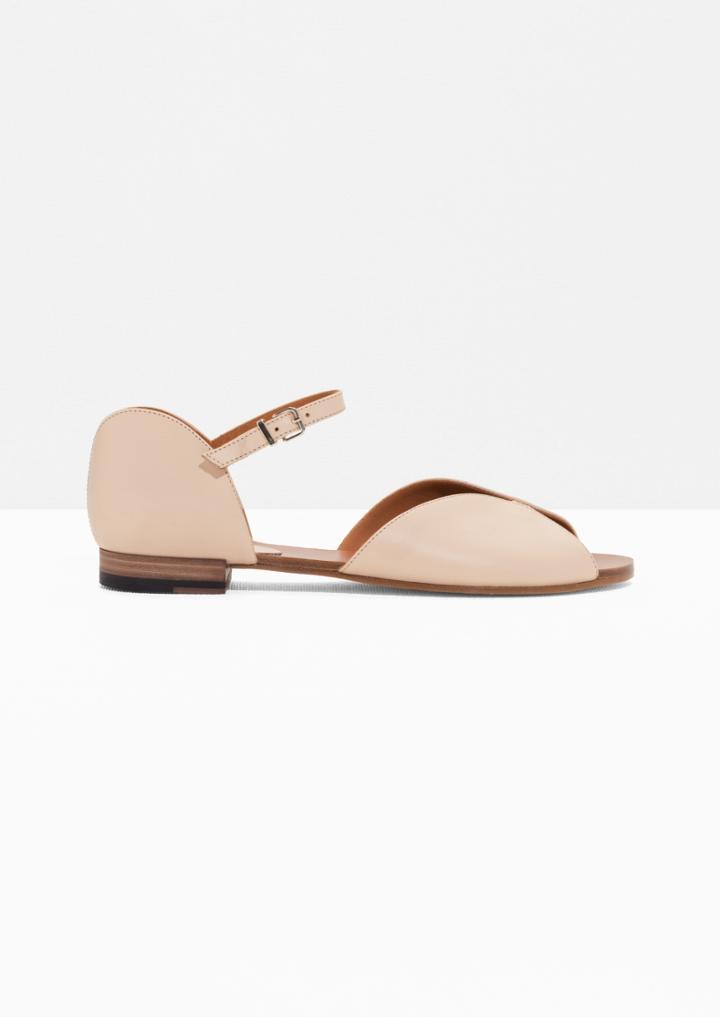 Other Stories Round Cut Sandals