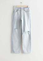 Other Stories Precious Cut Jeans - Blue
