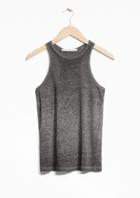 Other Stories Cold Dye Linen Tank