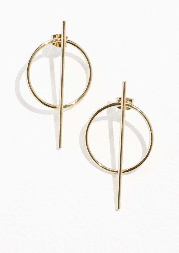 Other Stories Hoop & Bar Earrings