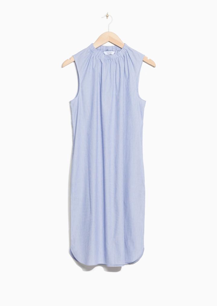 Other Stories Sleeveless Cotton Poplin Dress