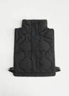 Other Stories Padded Quilted Collar - Black