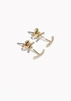 Other Stories Jewel Encrusted Ear Jacket Studs
