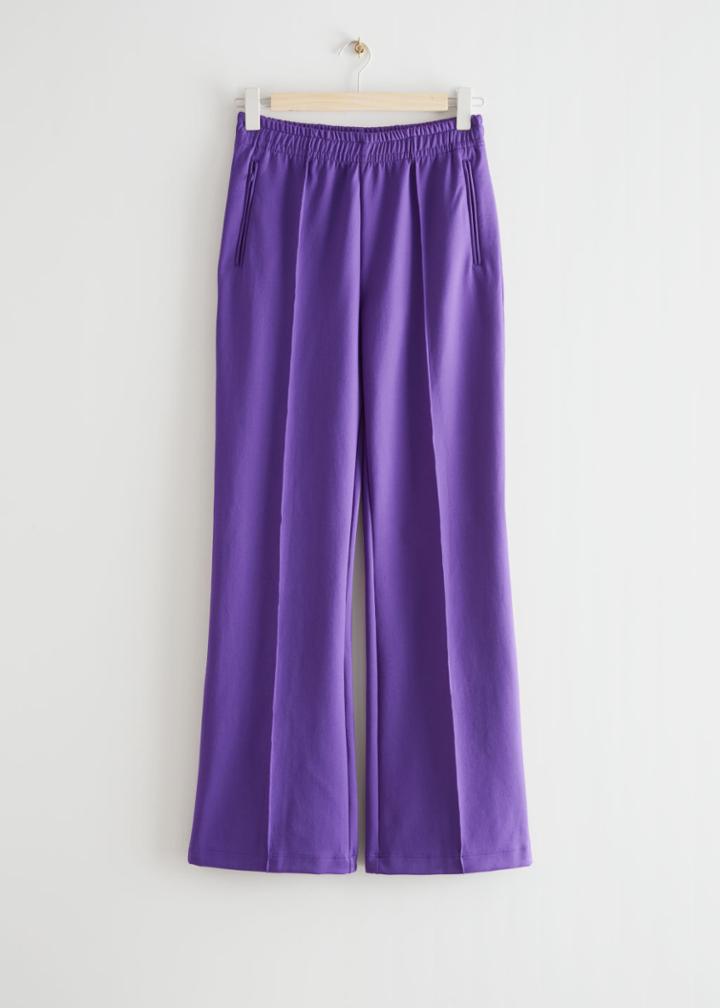 Other Stories Relaxed Track Pants - Purple