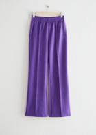 Other Stories Relaxed Track Pants - Purple