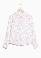 Other Stories Palm Breeze Print Button-down Shirt