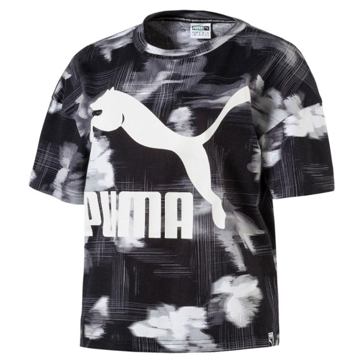 Puma Classics Logo Women's Tee Aop