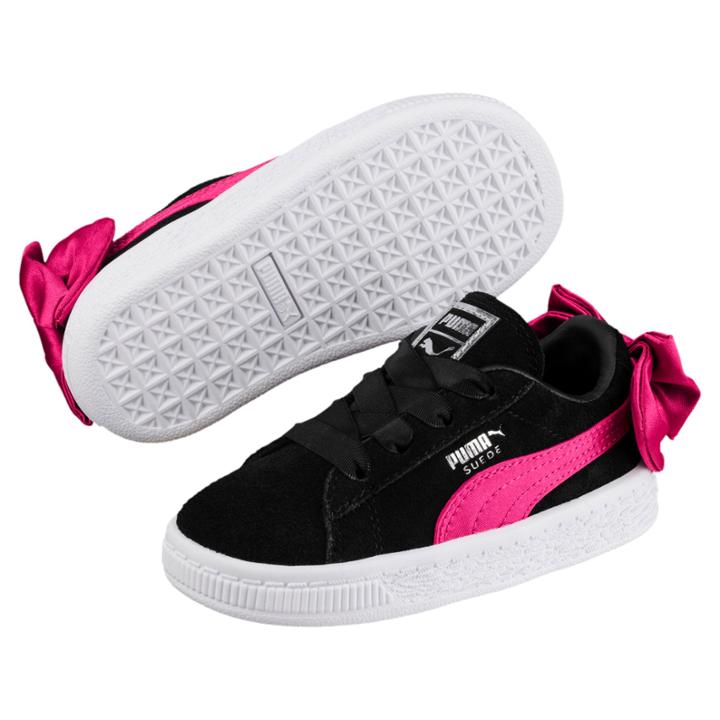 Puma Suede Bow Preschool Sneakers