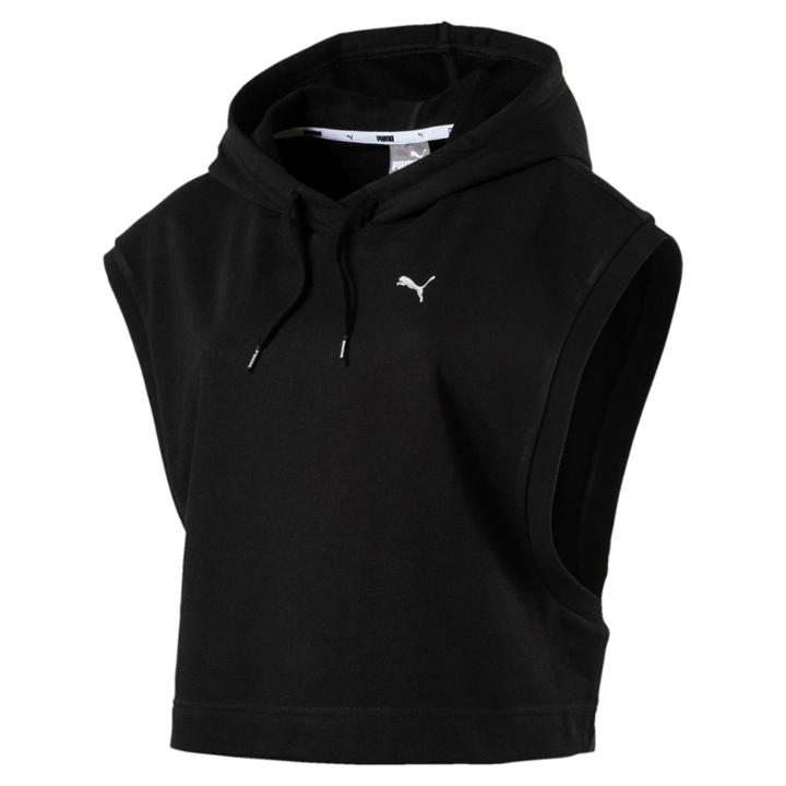 Puma Women's Summer Cropped Sleeveless Hoodie