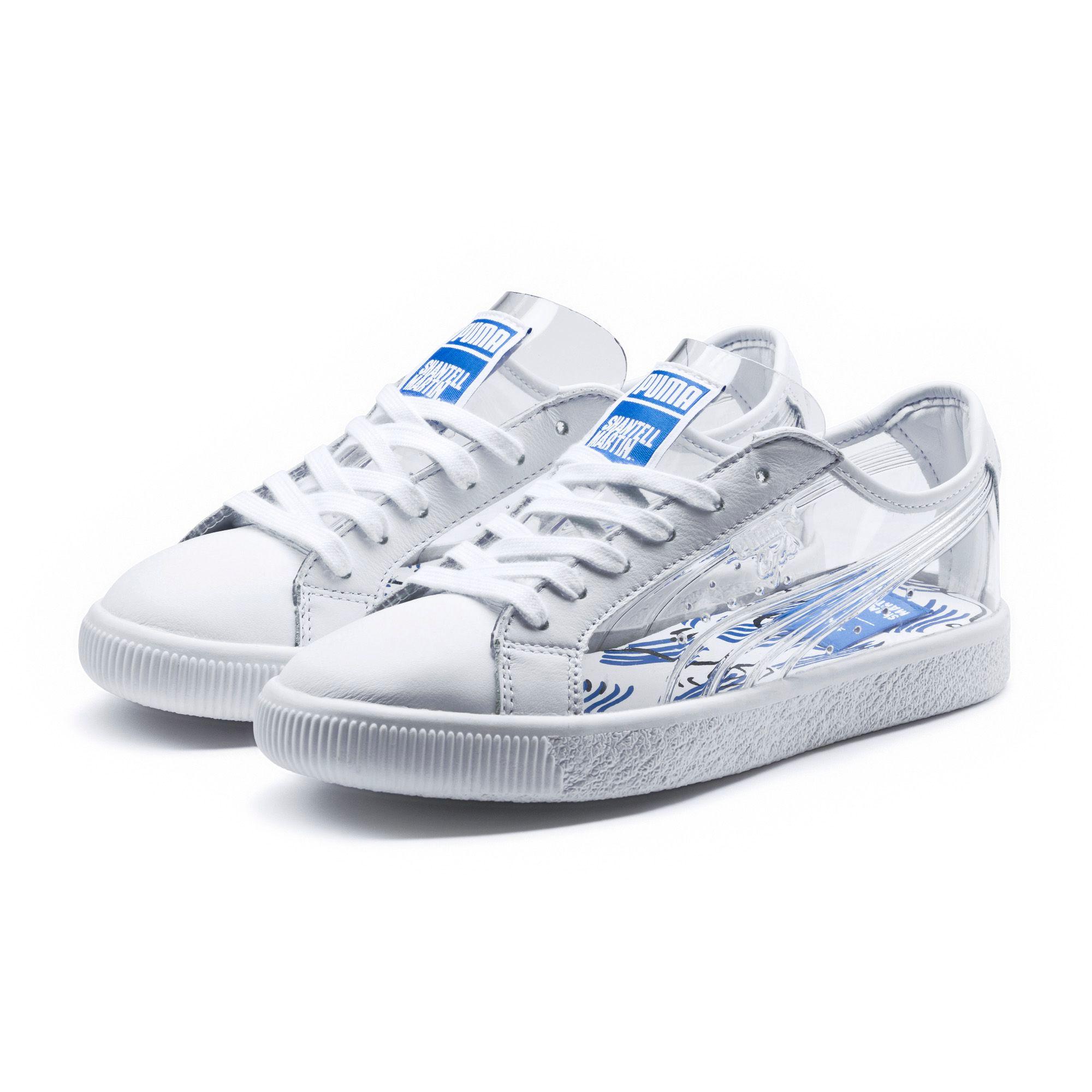 Puma X Shantell Martin Clyde Clear Sneakers | LookMazing