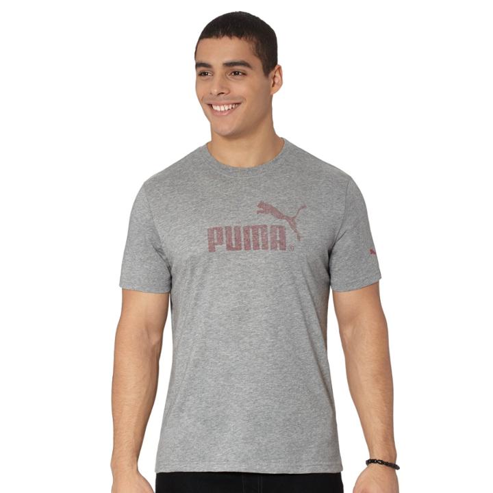 Puma Heathered No. 1 Logo T-shirt