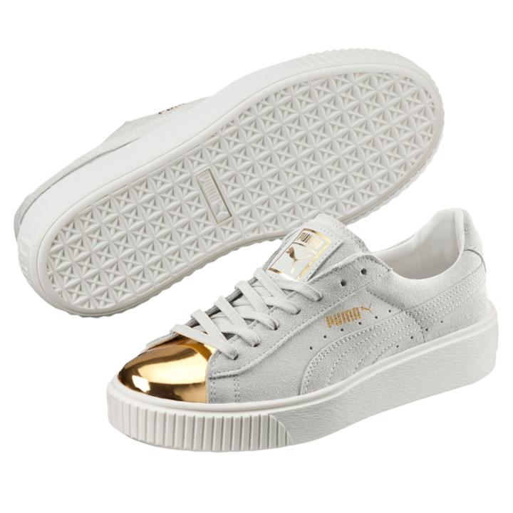 Puma Suede Platform Gold Women's Sneakers