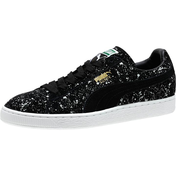 Puma Suede Classic Black Splatter Men's Sneakers