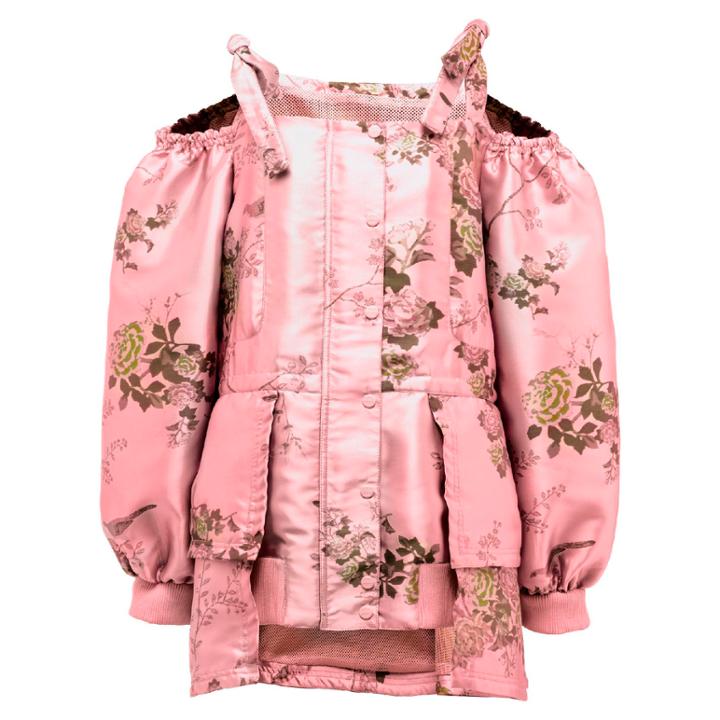 Puma Off-the-shoulder Bow Peplum Jacket