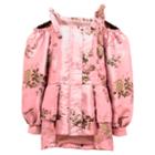 Puma Off-the-shoulder Bow Peplum Jacket