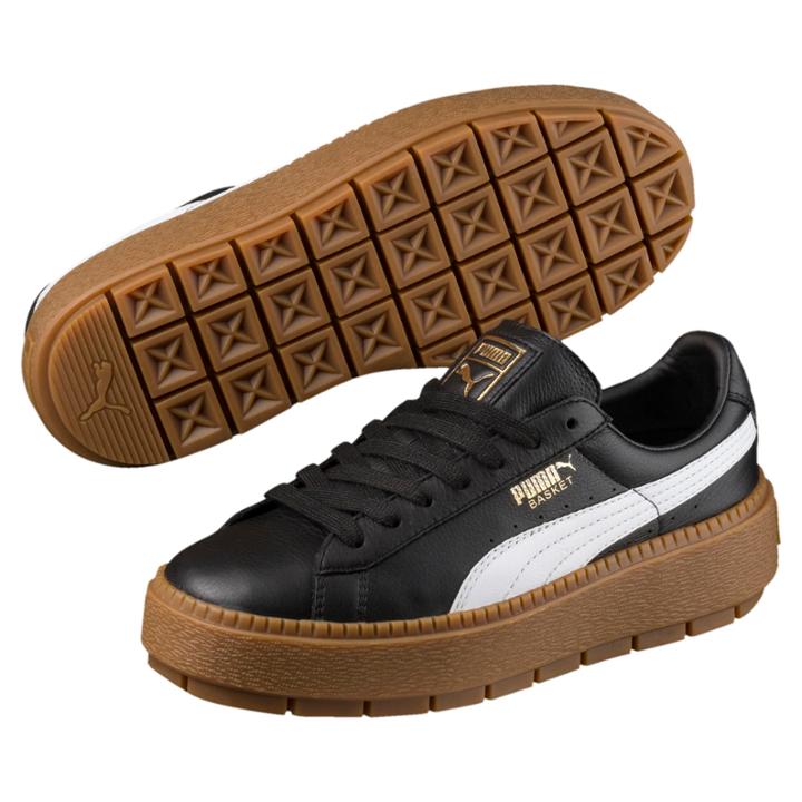 Puma Platform Women's Trace Leather Sneakers
