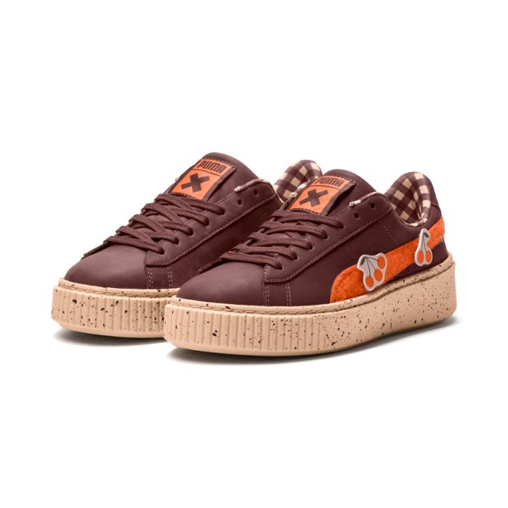 Puma X Tinycottons Basket Platform Jr