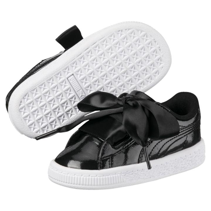 Puma Basket Heart Glam Preschool Sneakers