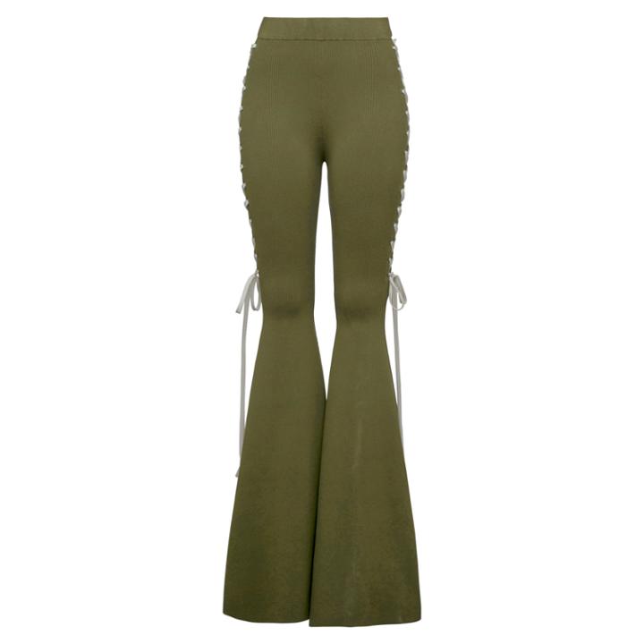 Puma Lace Side Bell Bottom Pants