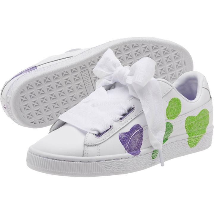 Puma Basket Heart Glitter Hearts Jr Sneakers