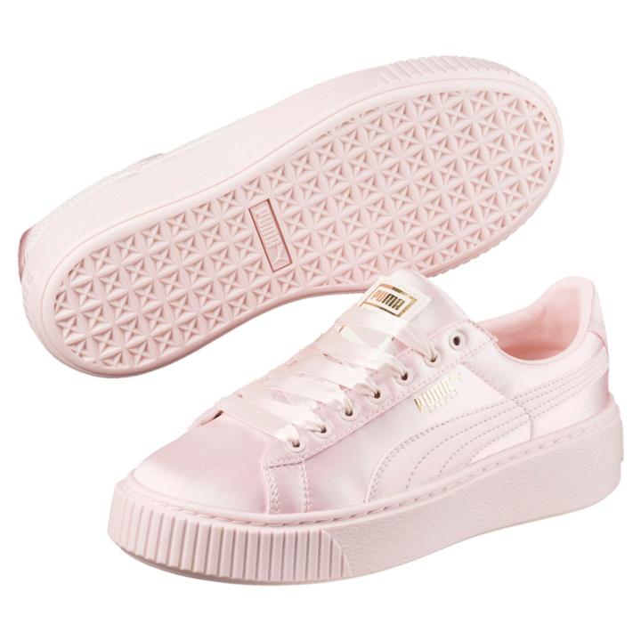 Puma Basket Platform Tween Preschool Training Shoes