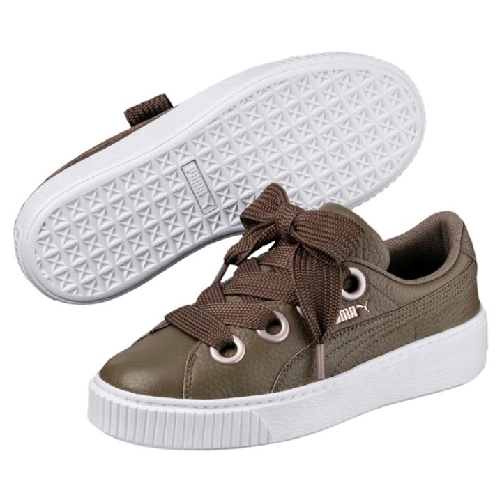 Puma Platform Kiss Leather Women's Sneakers