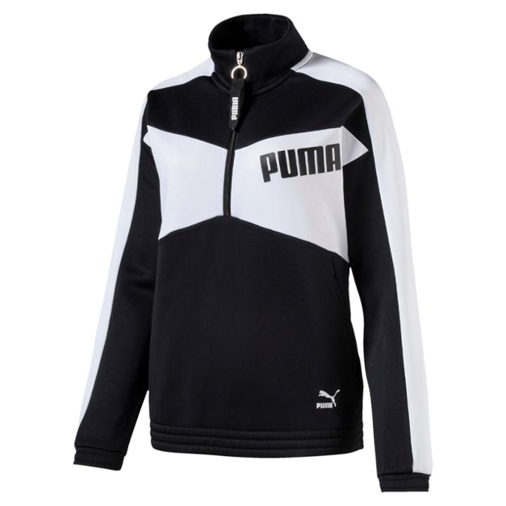 Puma Archive T7 Women?s Half Zip Crew