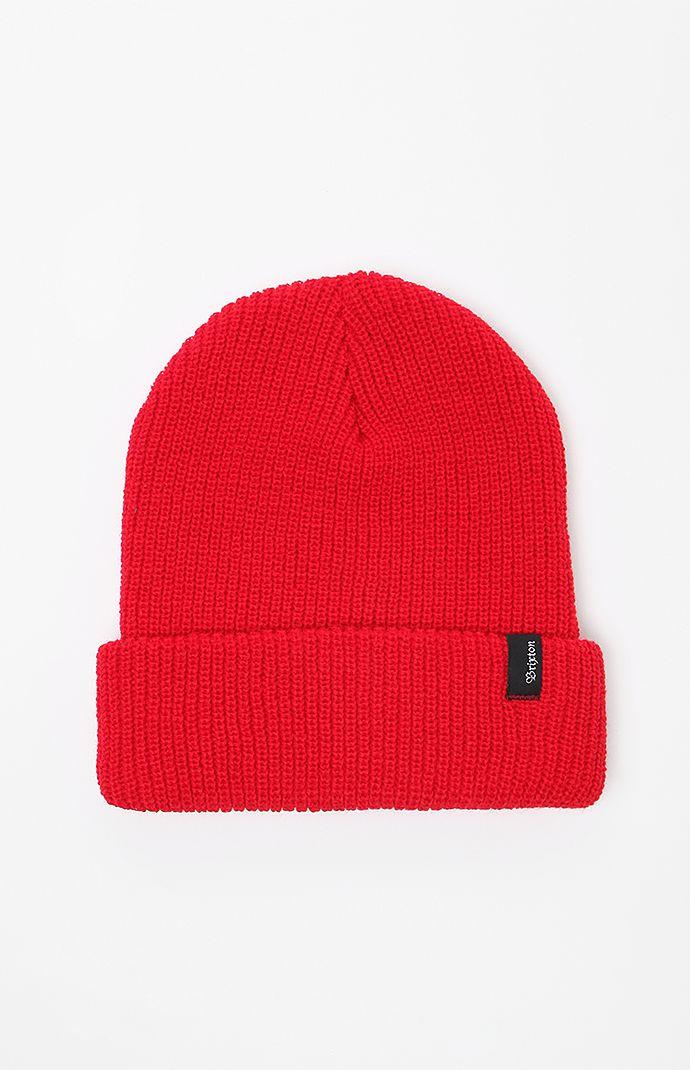 Brixton Heist Red Beanie