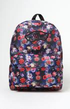 Vans Realm Black Floral Backpack