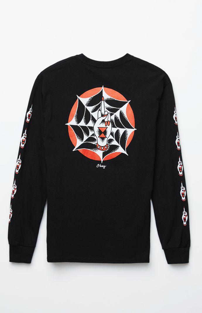 Obey Spider Finger Long Sleeve T-shirt