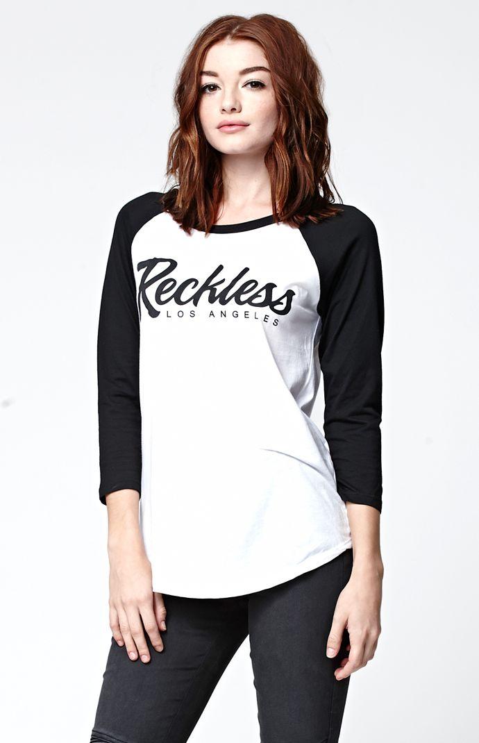 Young & Reckless Hyper Script Baseball T-shirt
