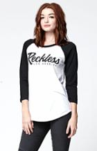 Young & Reckless Hyper Script Baseball T-shirt