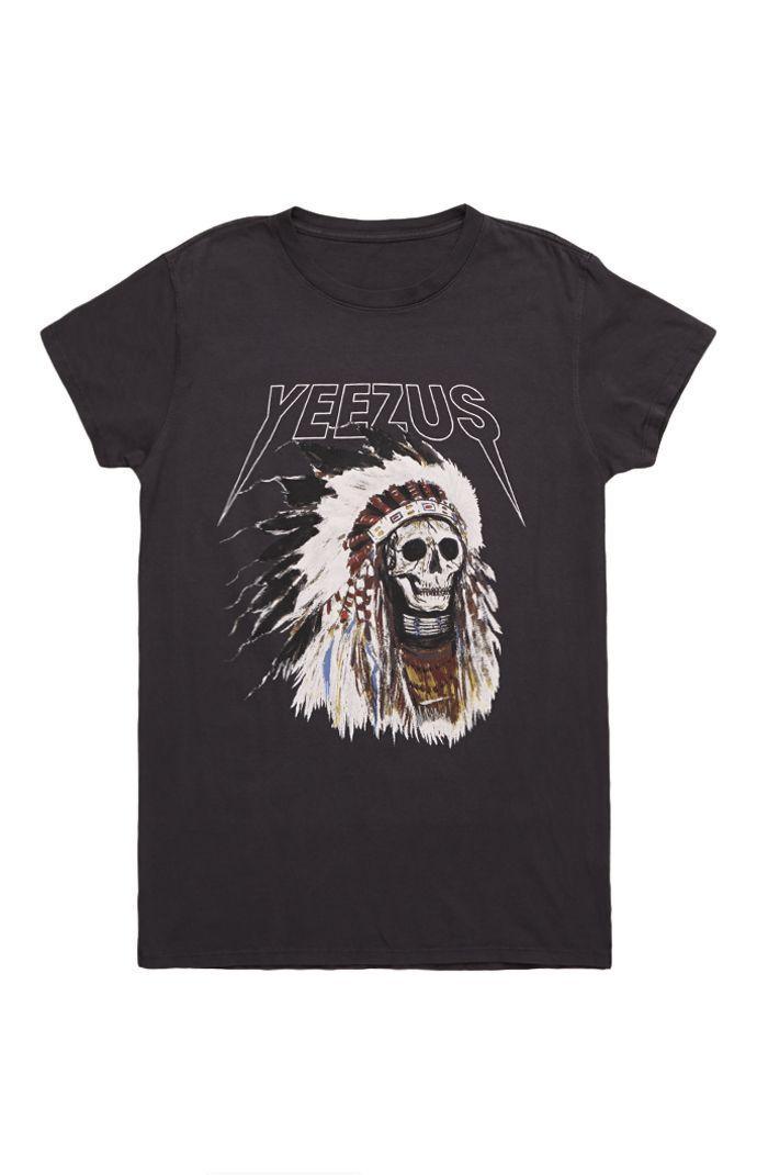 Yeezus Mens Yeezus Tee - Yeezus Indian Headress T-shirt