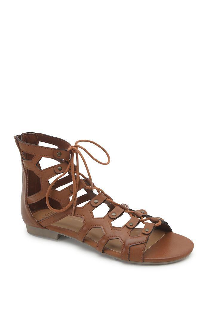 La Hearts Womens La Hearts Shoes - La Hearts Jaylene Lace Up Gladiator Sandals