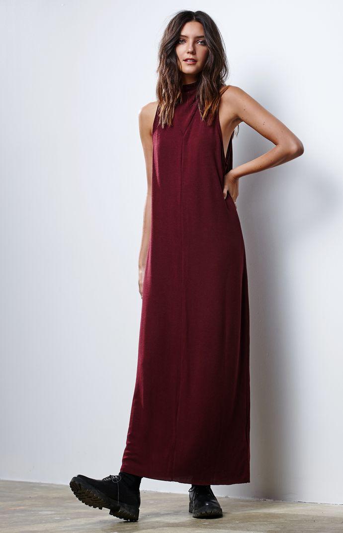 Somedays Lovin Lost Ones Mock Neck Maxi Dress