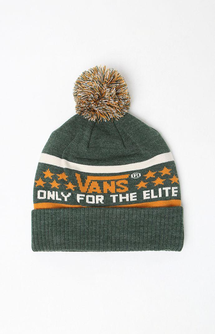 Vans Elite Pom Green Beanie