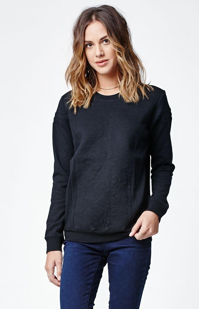 Rvca Relevant Crew Neck Sweatshirt