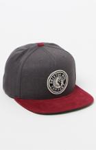 Brixton Rival Suede Bill Snapback Hat