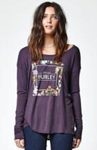 Hurley Wild Flower Braided Long Sleeve T-shirt
