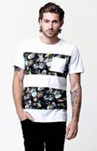 On The Byas Floral Double Stripe Crew T-shirt