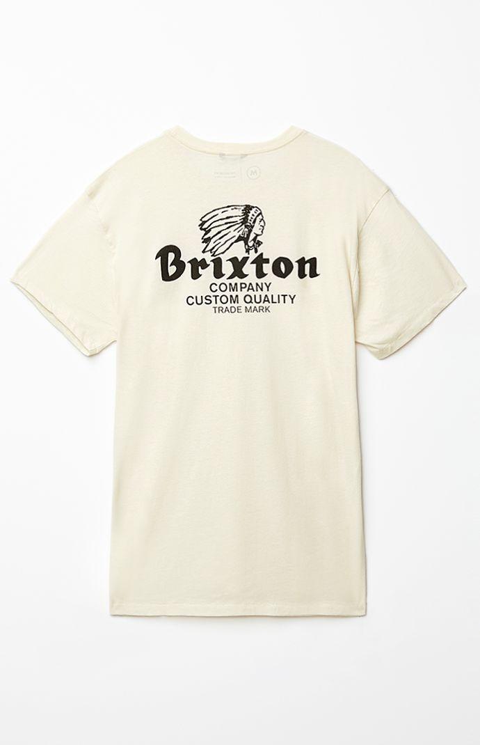 Brixton Tanka Premium Pocket Cream & Bone T-shirt