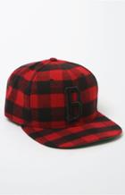Black Scale Buffalo Plaid Hat
