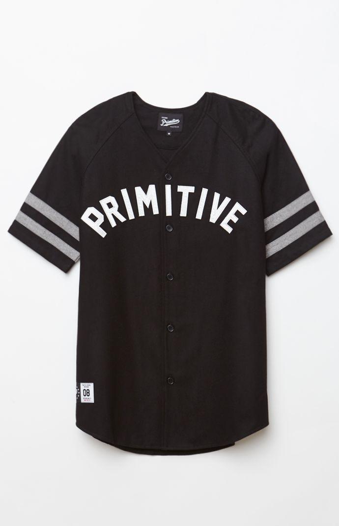 Primitive Draft Choice Button Up Baseball Jersey