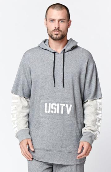Been Trill Scallop Usitv Layered Hoodie