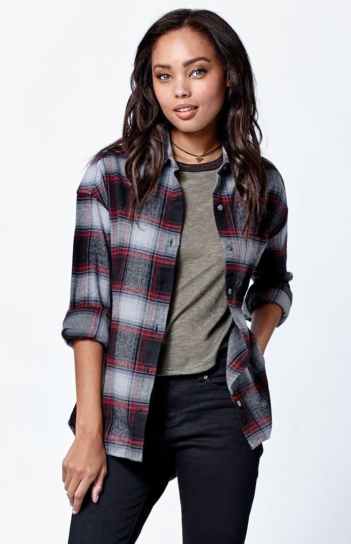 Obey Garnet Peak Flannel Button-down Shirt
