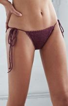 Beauty & The Beach Susie Q Crochet Tie Side Bikini Bottom