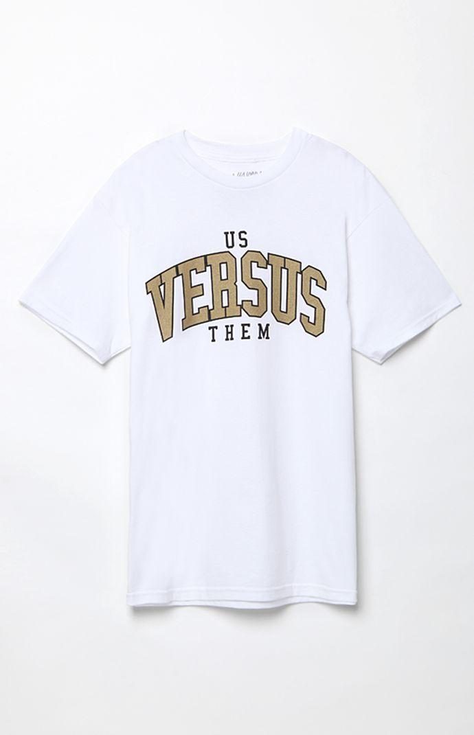 Us Vs.them Arched T-shirt